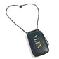 Valentino Garavani ストラップ付 ロゴ VLTN ネックウォレット ラウンドファスナー 2つ折り財布 レザー ユニセックス ブラック - brandshop-reference