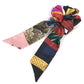 Salvatore Ferragamo Silk Ribbon Hair Tie Scrunchie for Women in Multicolor