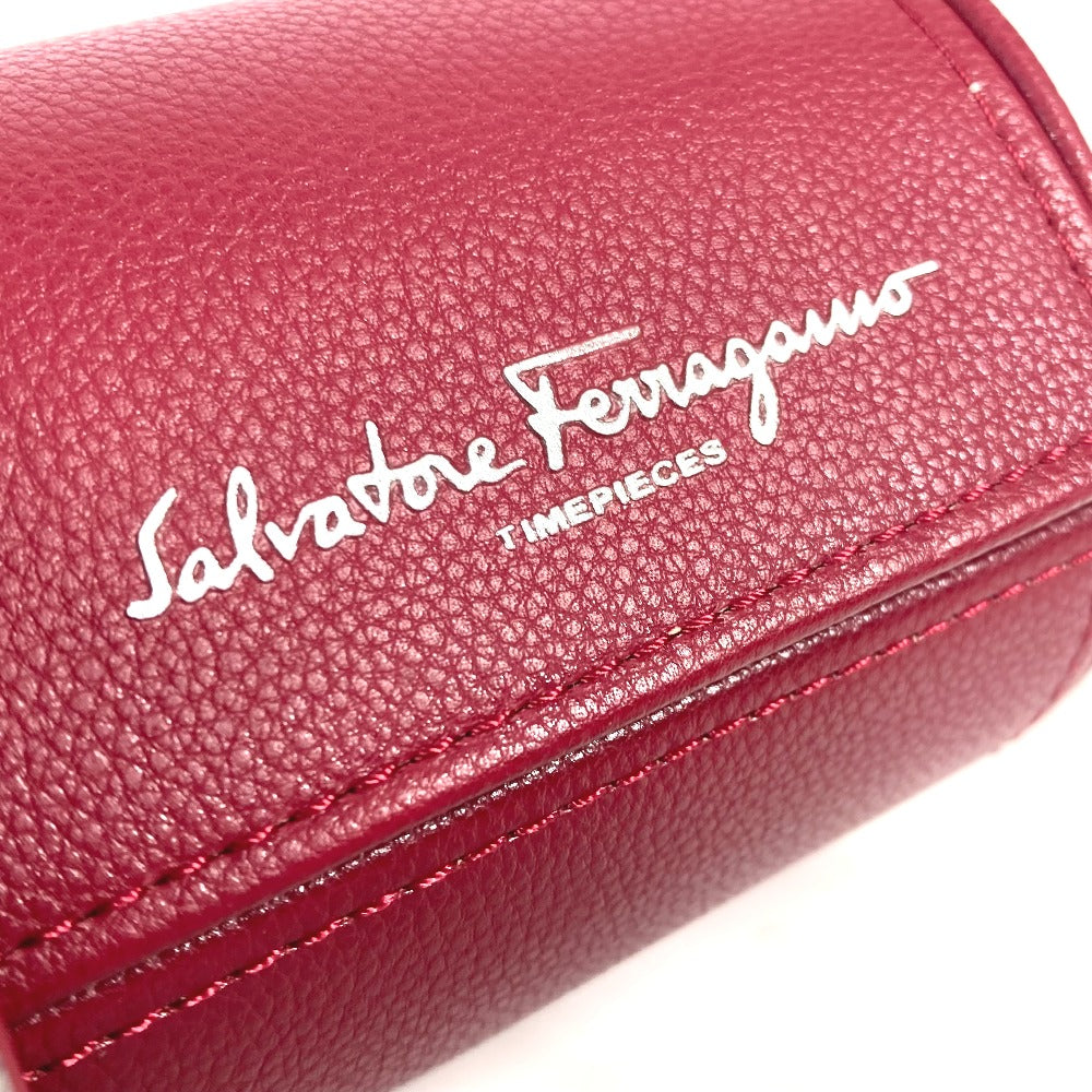 Salvatore Ferragamo ロゴ ウォッチケース 時計ケース ポーチ レザー メンズ - brandshop-reference