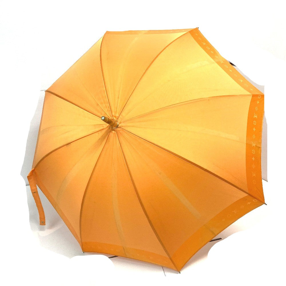 LOUIS VUITTON ロゴ パラプルュイ アルクアンシエル アンブレラ 長傘 傘 ナイロン レディース オレンジ - brandshop-reference