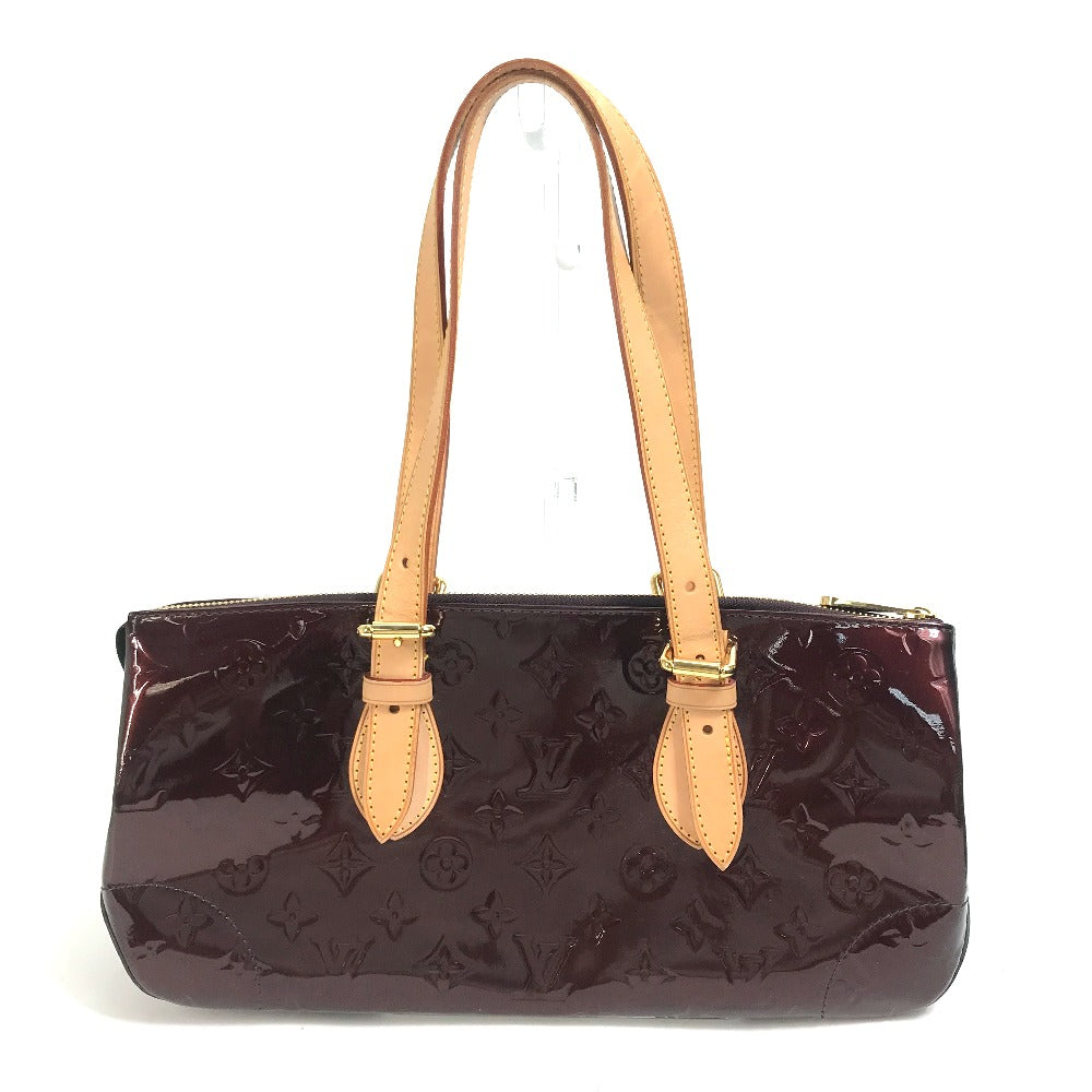 LOUIS VUITTON M93510 Monogram Vernis Rosewood Avenue Shoulder Bag in Patent Leather, Amaranth and Wine Red