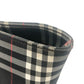 BURBERRY London Check pattern Bag Hand Bag Tote Bag Canvas Black Used