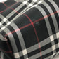BURBERRY London Check pattern Cosmetics Pouch Pouch Canvas Black Used