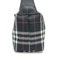 BURBERRY London Check pattern Cosmetics Pouch Pouch Canvas Black Used