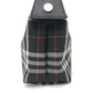 BURBERRY London Check pattern Cosmetics Pouch Pouch Canvas Black Used