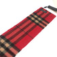 BURBERRY Prorsum プロ―サム チェック柄 防寒具 ファッション小物 ショート マフラー カシミヤ レディース レッド