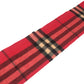 BURBERRY Prorsum プロ―サム チェック柄 防寒具 ファッション小物 ショート マフラー カシミヤ レディース レッド