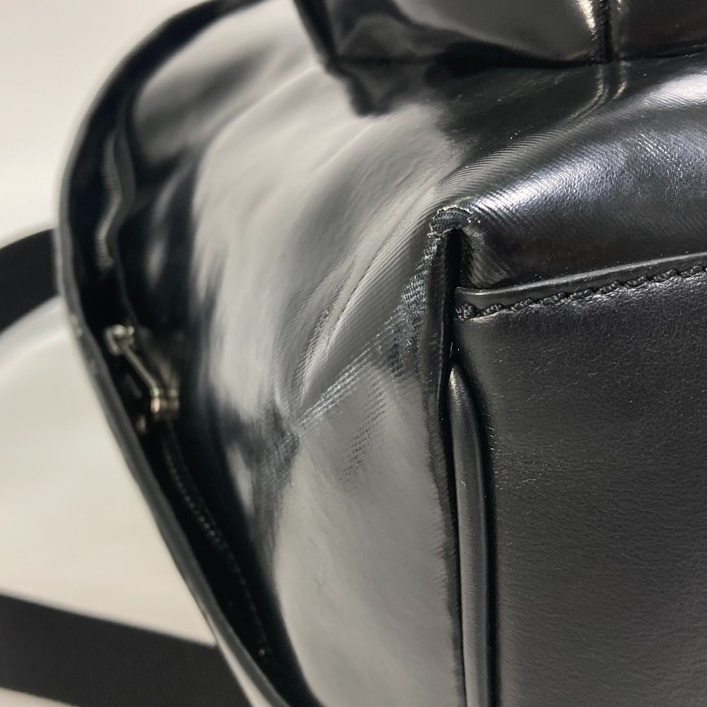 BURBERRY 8021908 ML JETT ホースフェリー バックパック リュックサック コーティングキャンバス メンズ ブラック - brandshop-reference