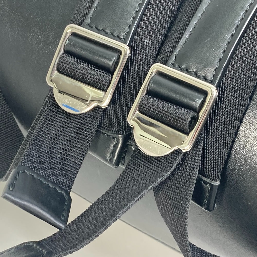 BURBERRY 8021908 ML JETT ホースフェリー バックパック リュックサック コーティングキャンバス メンズ ブラック - brandshop-reference
