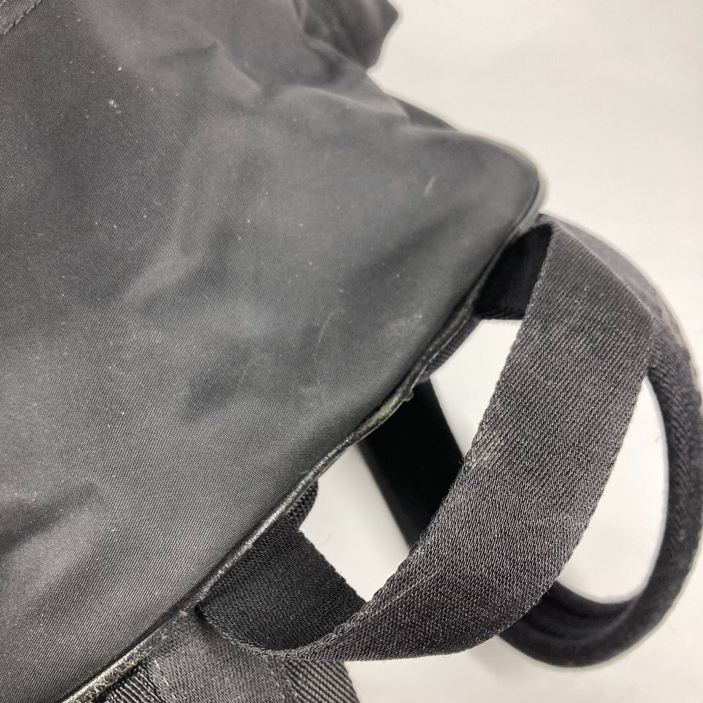 BURBERRY 8016109 バイカラー ロゴ バックパック カバン リュックサック ナイロン ユニセックス ブラック - brandshop-reference