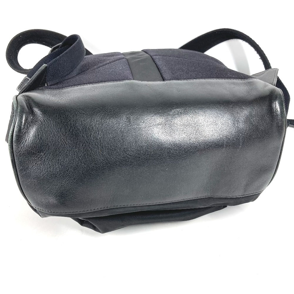BURBERRY 8016109 バイカラー ロゴ バックパック カバン リュックサック ナイロン ユニセックス ブラック - brandshop-reference