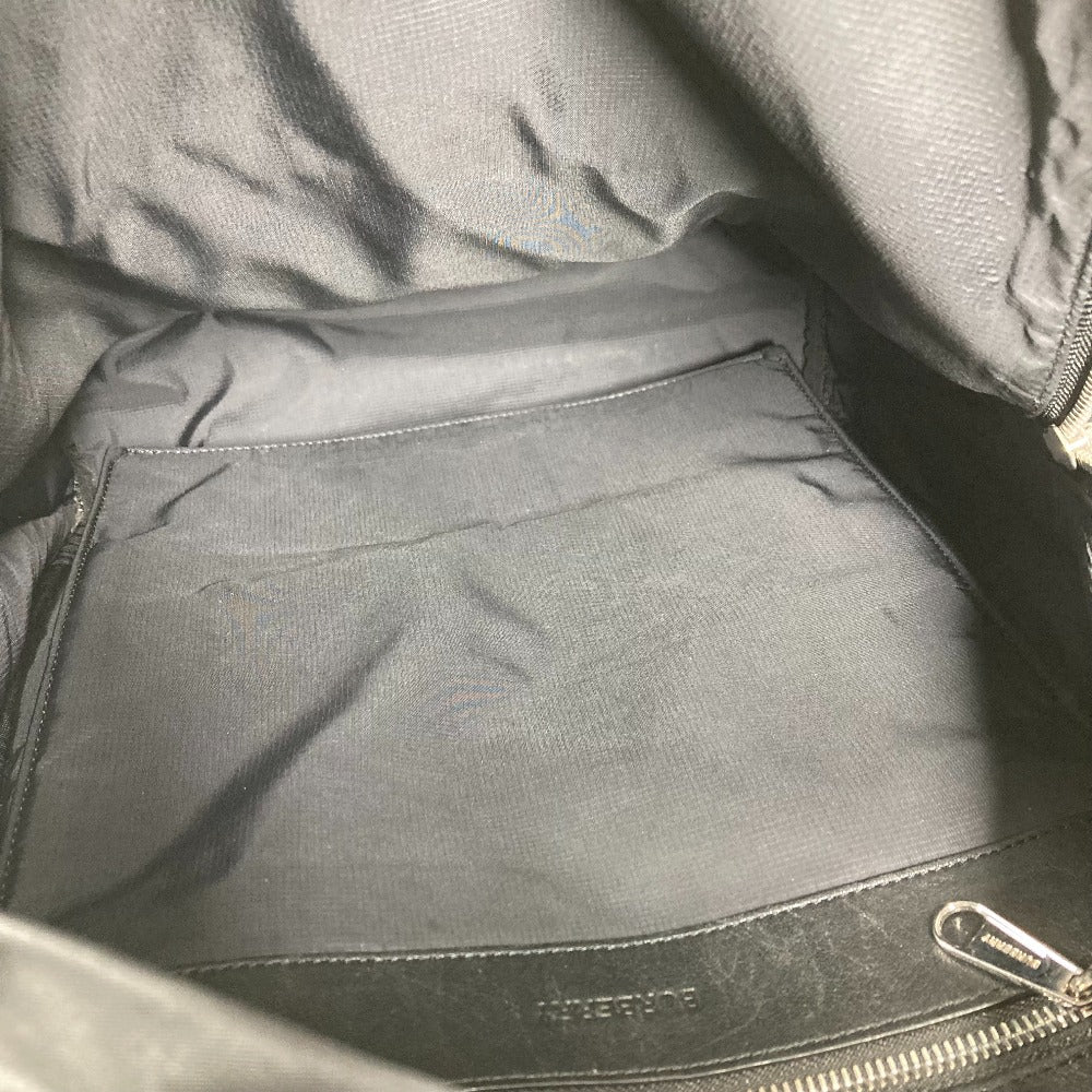 BURBERRY 8016109 バイカラー ロゴ バックパック カバン リュックサック ナイロン ユニセックス ブラック - brandshop-reference