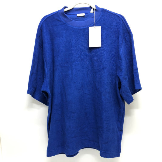 BURBERRY 8081234 アパレル トップス LIGHT BLUE パイル 半袖Ｔシャツ コットン メンズ