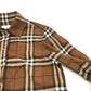 BURBERRY チェック シャツ ワンピース 長袖シャツ シャツ 長袖シャツ コットン レディース ブラウン - brandshop-reference