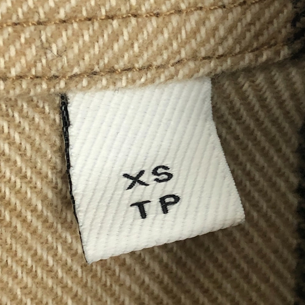 BURBERRY 8050135 チェック柄 アパレル アウター シャツジャケット ジップアップ ブルゾン コットン メンズ ベージュ