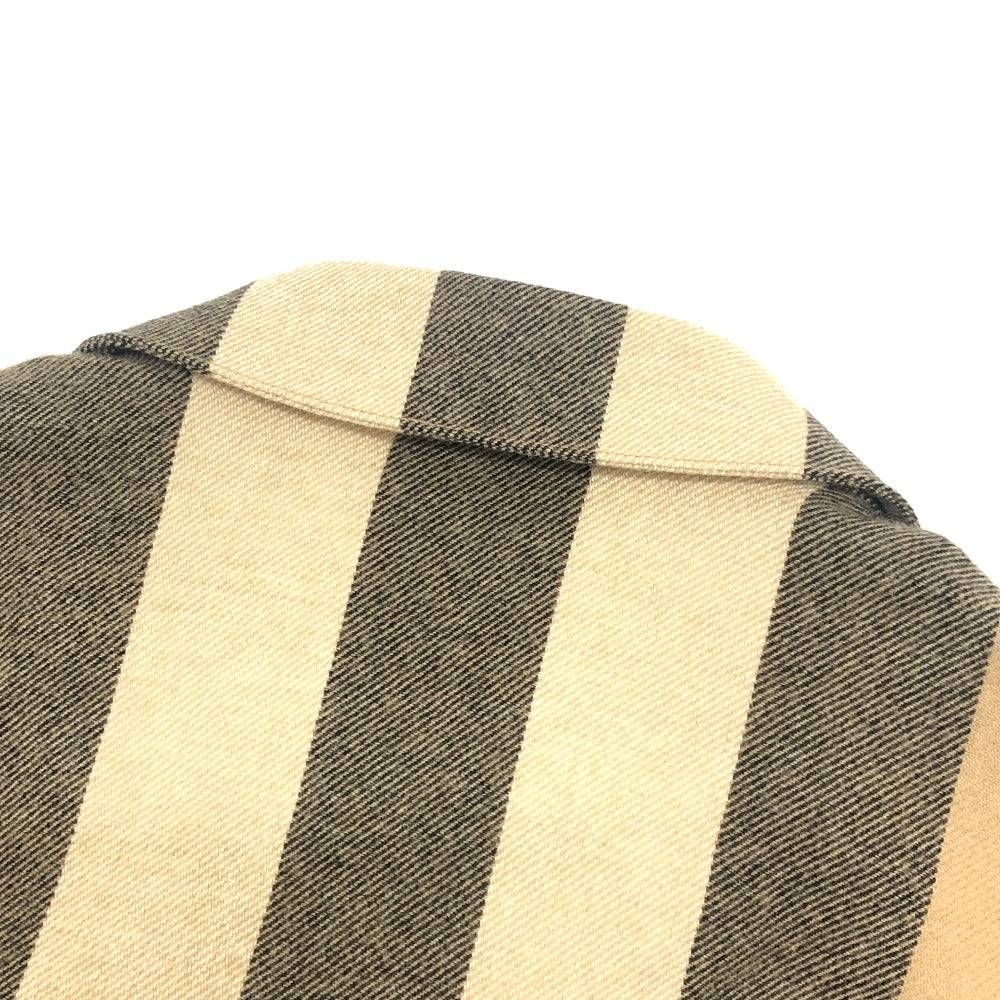 BURBERRY 8050135 チェック柄 アパレル アウター シャツジャケット ジップアップ ブルゾン コットン メンズ ベージュ