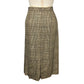 Burberrys Overall handle Suit set (jacket and skirt) with double-breasted jacket and skirt in a houndstooth pattern. Apparel. setup cotton Brown Used