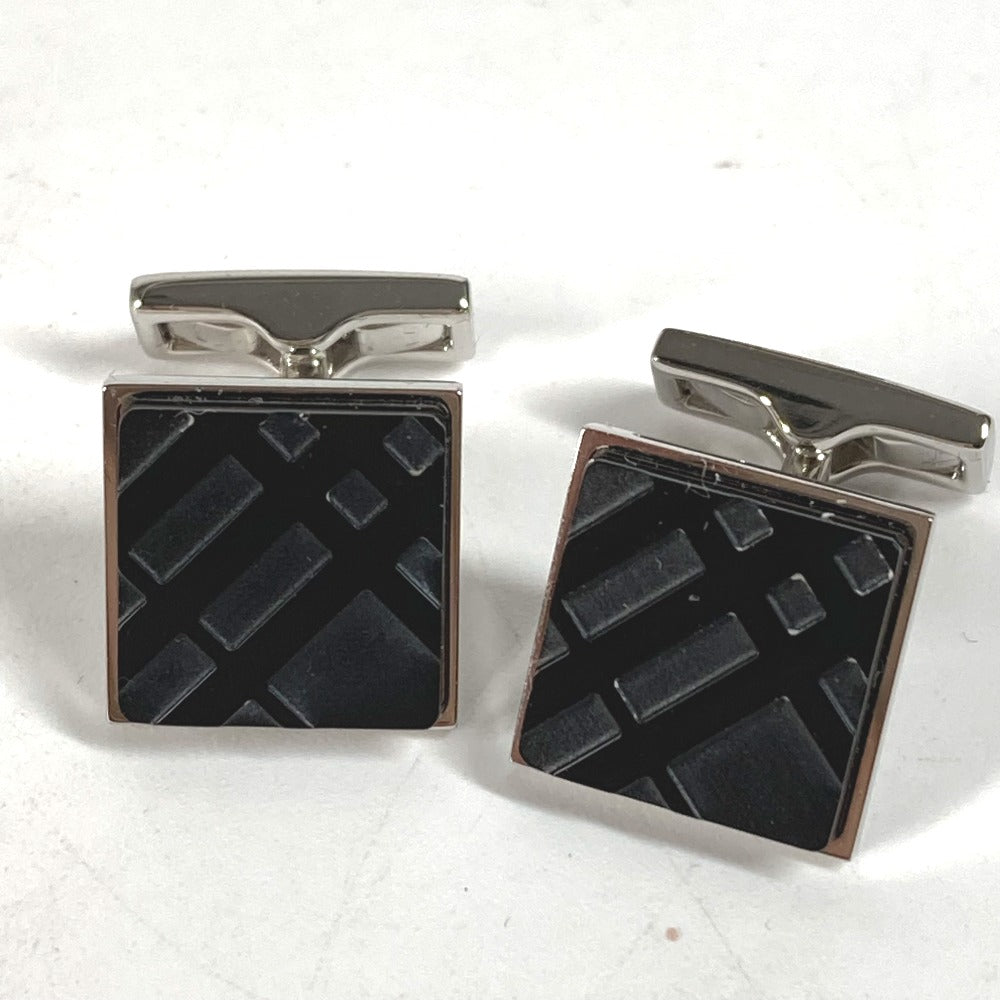 BURBERRY ロゴ チェック アクセサリー カフス メタル メンズ - brandshop-reference