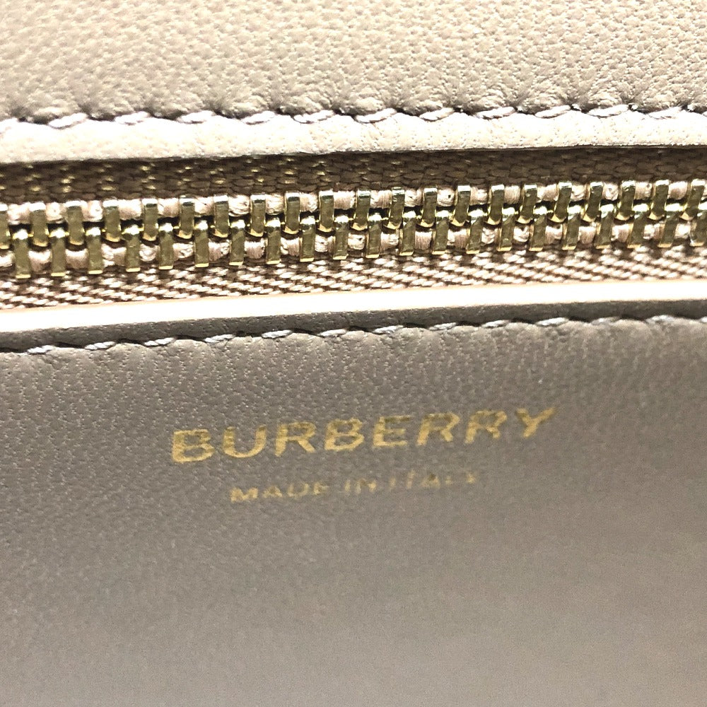 BURBERRY 8072522 BT バイカラー 2WAY カバン ショルダーバッグ 斜め掛け 肩掛け ハンドバッグ レザー レディース