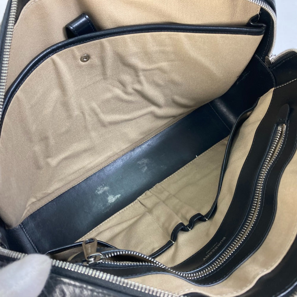 BURBERRY 8014391 Handbag, Crossbody, TB, 2-Way Shoulder Bag, Business Bag, Leather, Men's, Black