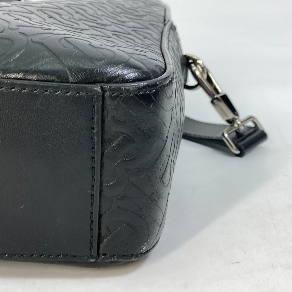 BURBERRY 8014391 Handbag, Crossbody, TB, 2-Way Shoulder Bag, Business Bag, Leather, Men's, Black