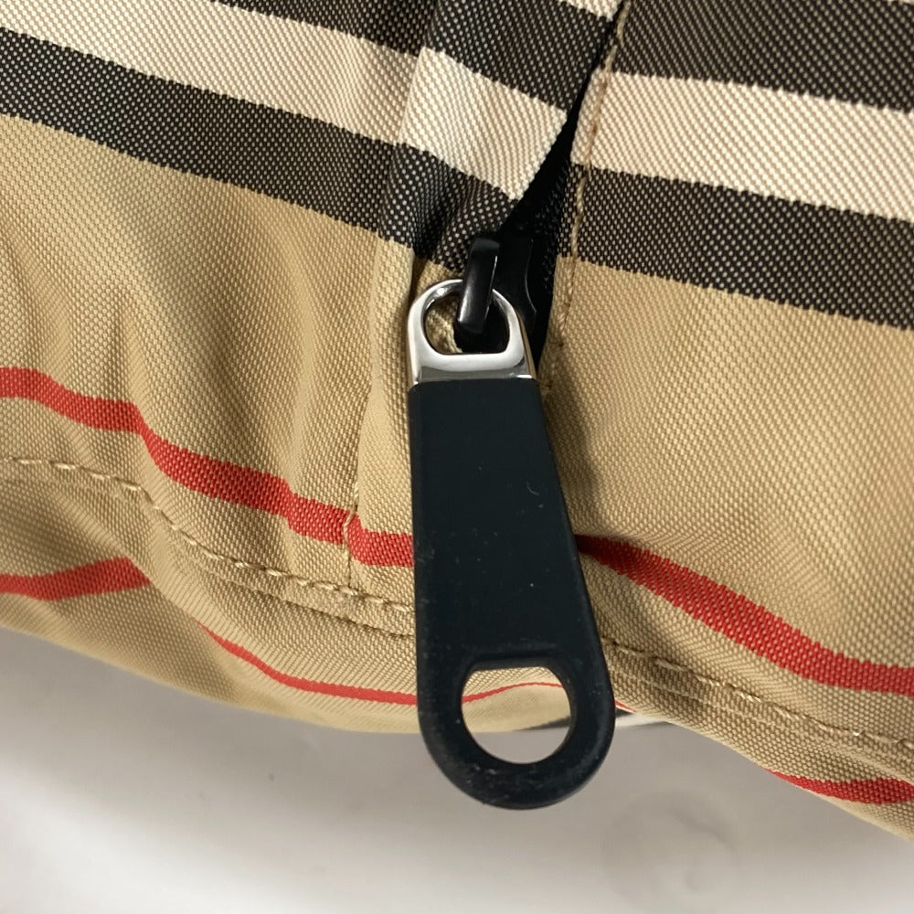 BURBERRY ハンドバッグ チェック 巾着 ポーチ ナイロン レディース - brandshop-reference