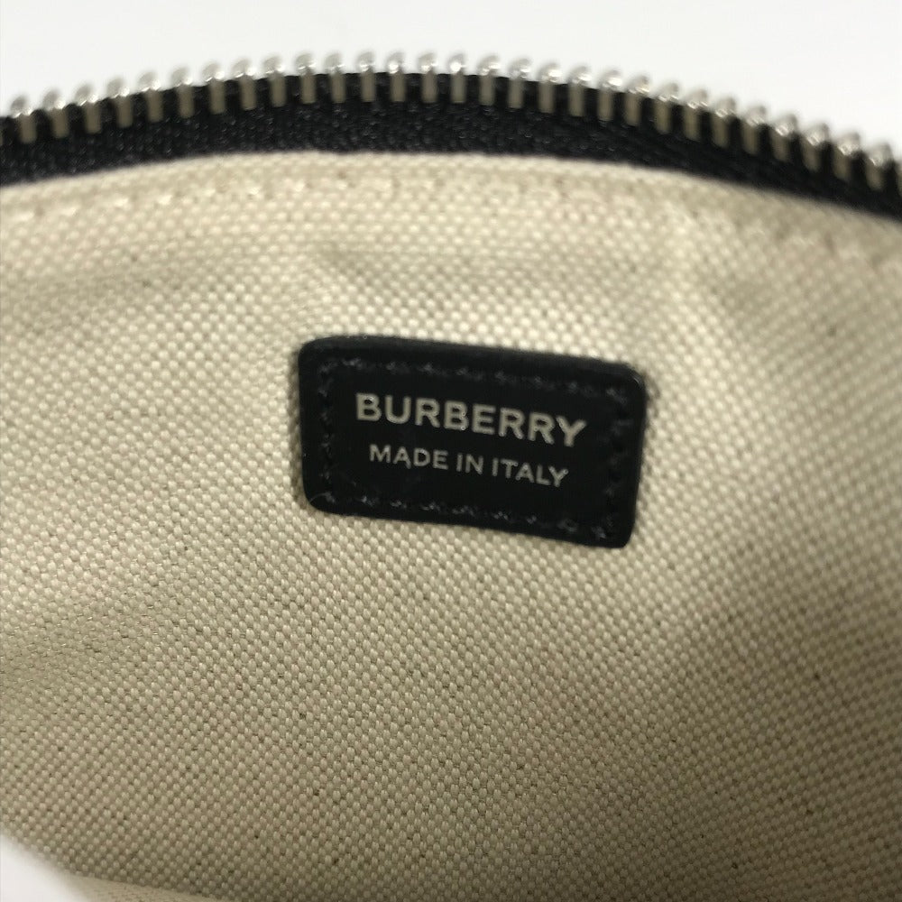 BURBERRY 8037549 ロゴ LOVE メイクポーチ コインケース クラッチバッグ ポーチ キャンバス レディース - brandshop-reference