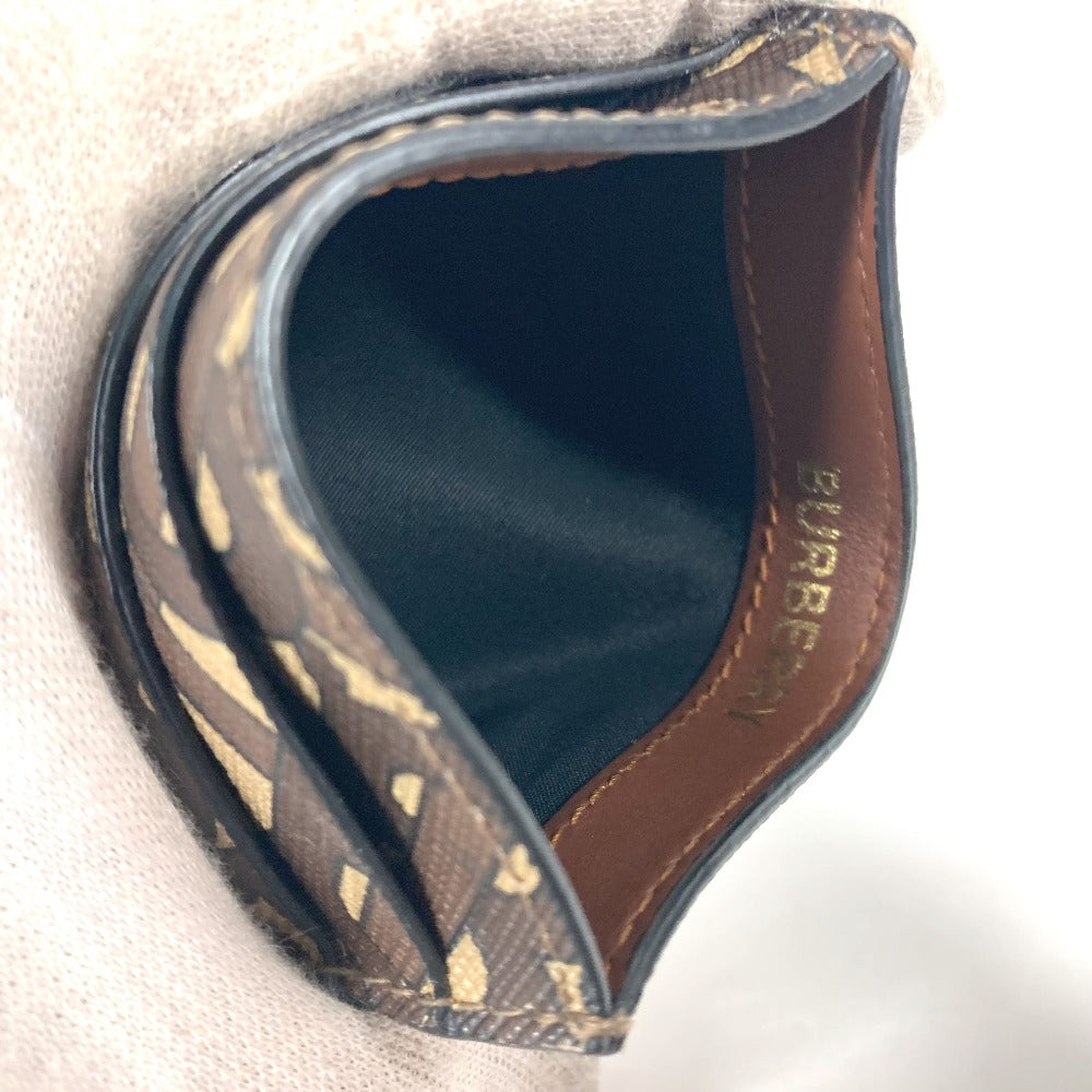 BURBERRY ブラウンレザー 名刺入れ BURBERRY バーバリー