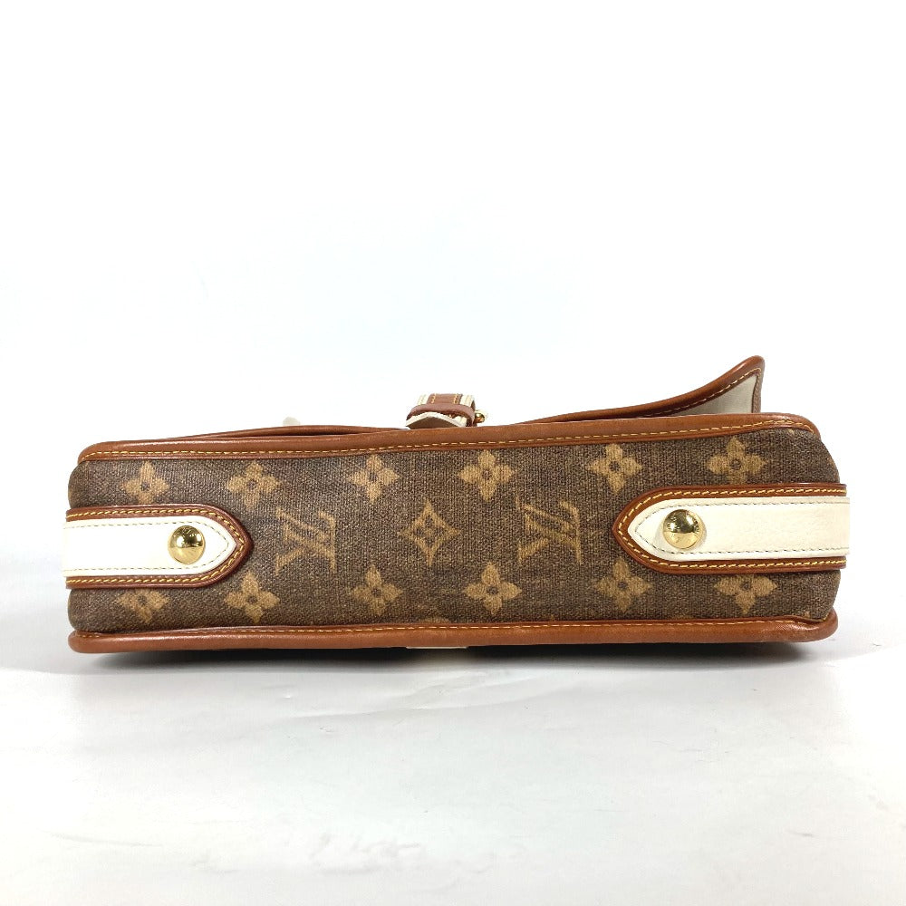 LOUIS VUITTON M56387 モノグラムティセ ポルテレイユール 肩掛け カバン ショルダーバッグ PVC/レザー レディース