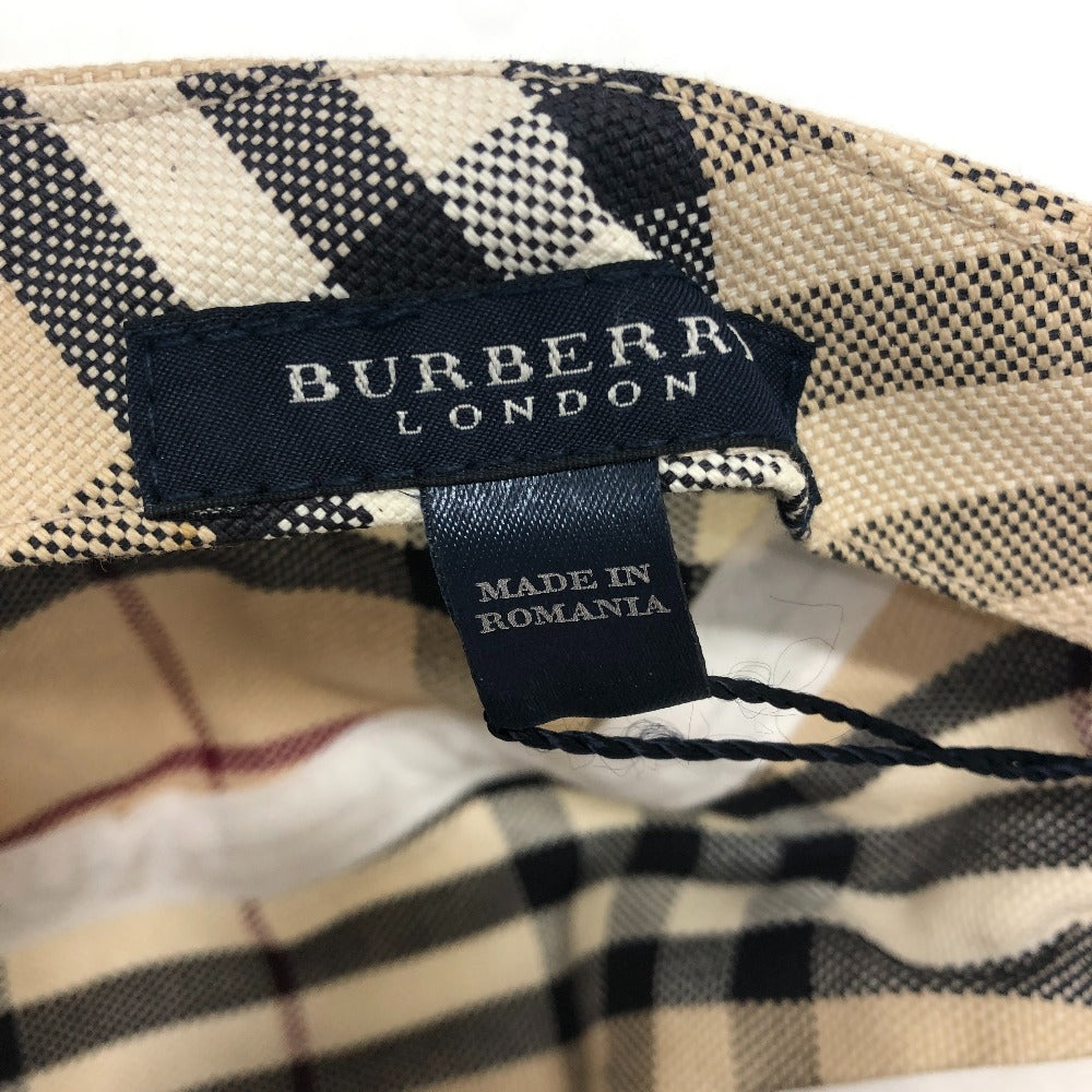 BURBERRY バーバリーロンドン チェック柄  ベースボールキャップ 帽子 キャップ ファッション小物 キャップ コットン レディース