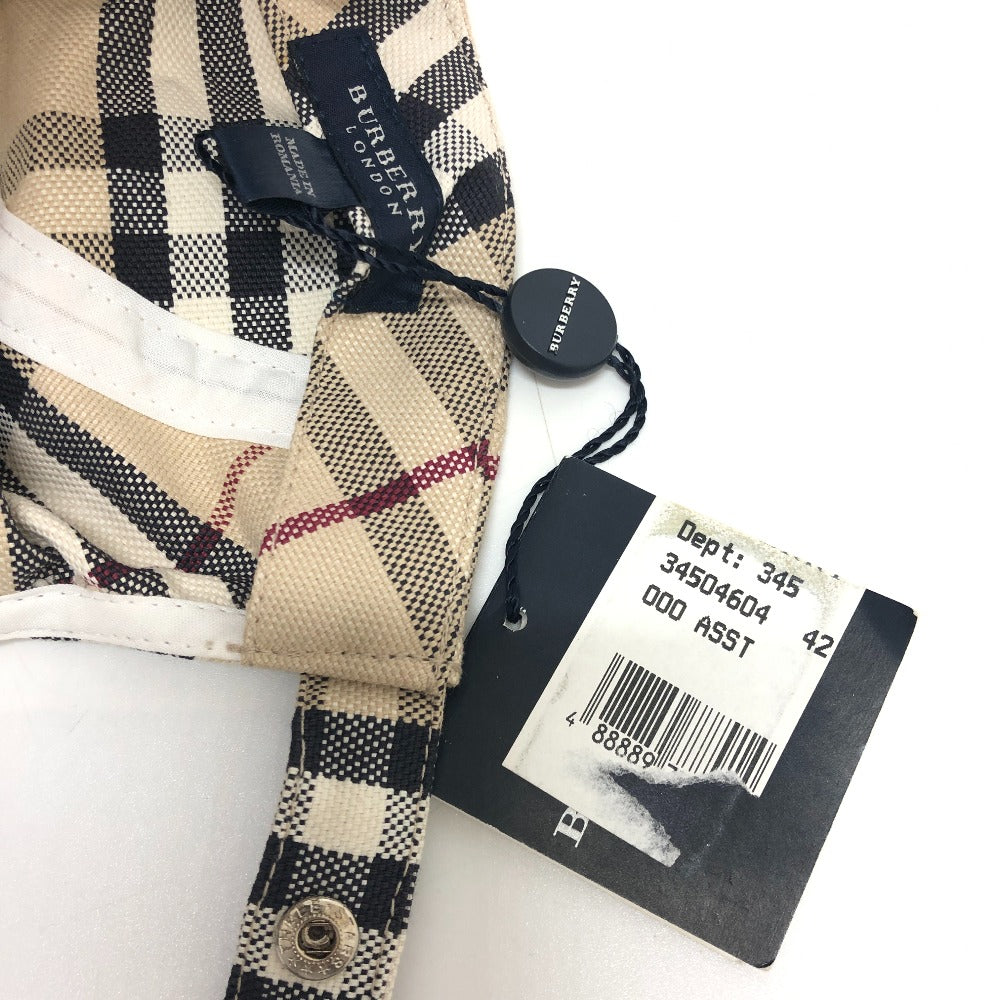 BURBERRY バーバリーロンドン チェック柄  ベースボールキャップ 帽子 キャップ ファッション小物 キャップ コットン レディース