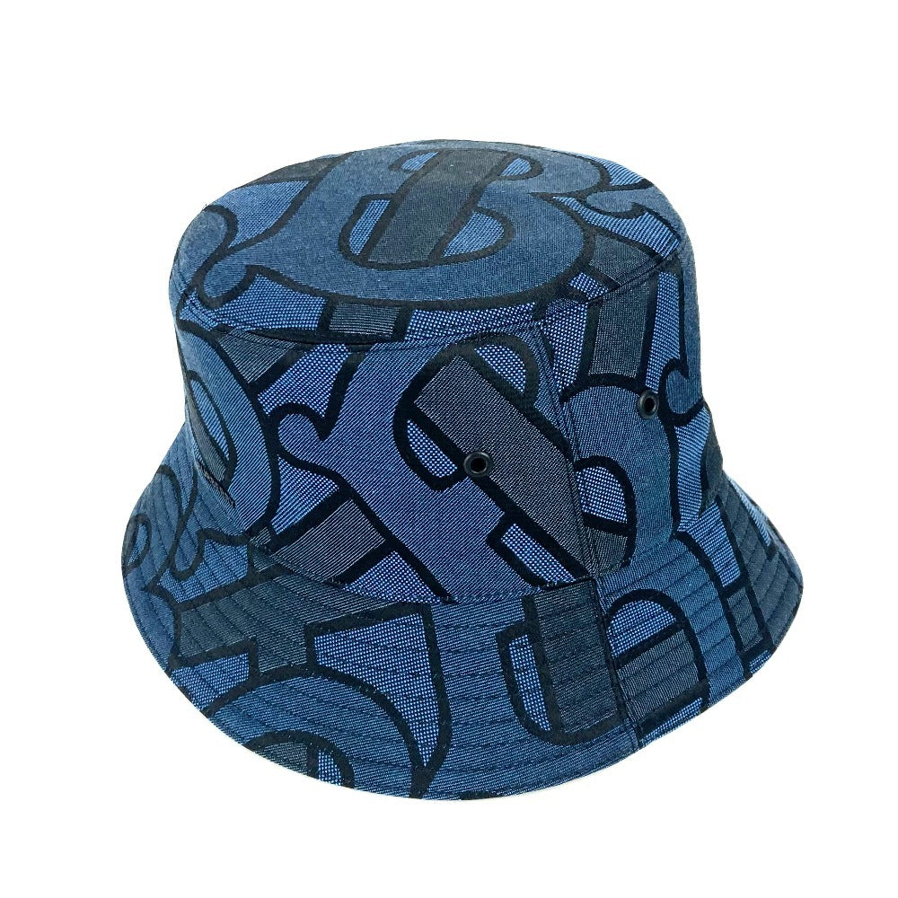 BURBERRY 8072726 TBロゴ ハット帽 帽子 バケットハット ボブハット ハット コットン メンズ ブルー - brandshop-reference