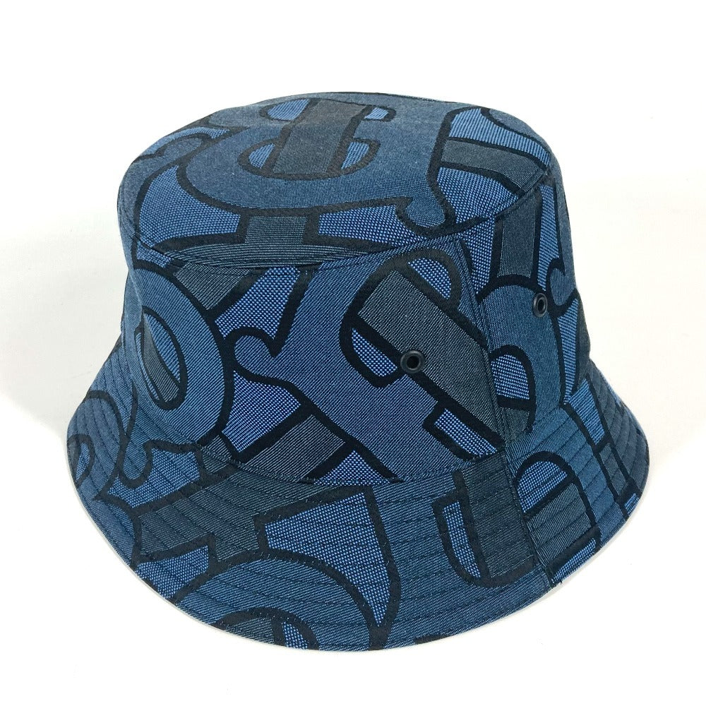 BURBERRY 8072726 TBロゴ ハット帽 帽子 バケットハット ボブハット ハット コットン メンズ ブルー - brandshop-reference