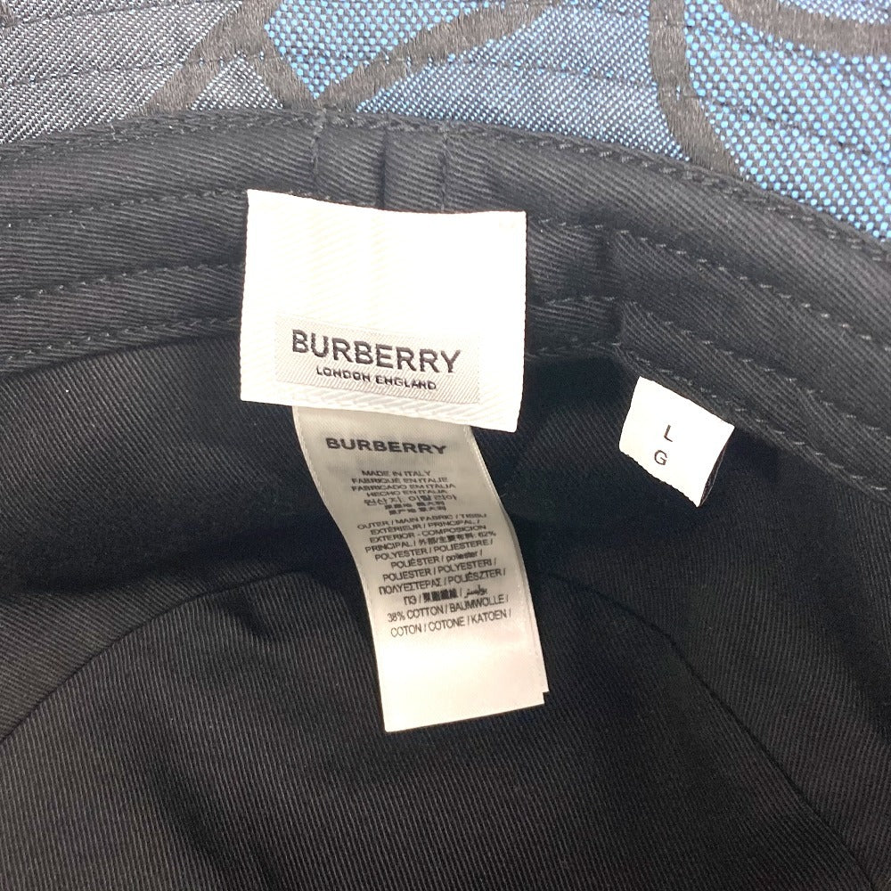 BURBERRY 8072726 TBロゴ ハット帽 帽子 バケットハット ボブハット ハット コットン メンズ ブルー - brandshop-reference
