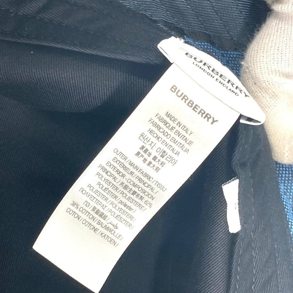 BURBERRY 8072726 TBロゴ ハット帽 帽子 バケットハット ボブハット ハット コットン メンズ ブルー - brandshop-reference
