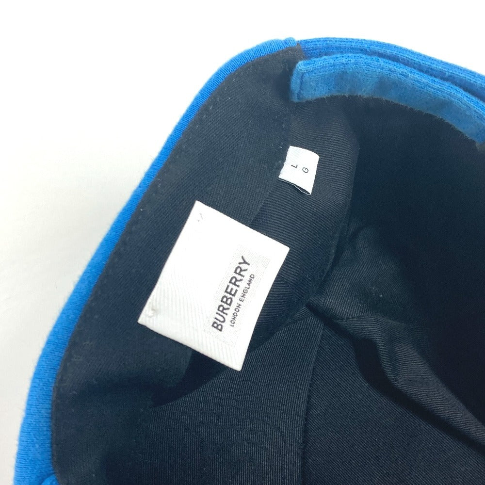 BURBERRY ロゴ TB 帽子 キャップ帽 ベースボール キャップ コットン ユニセックス ブルー - brandshop-reference