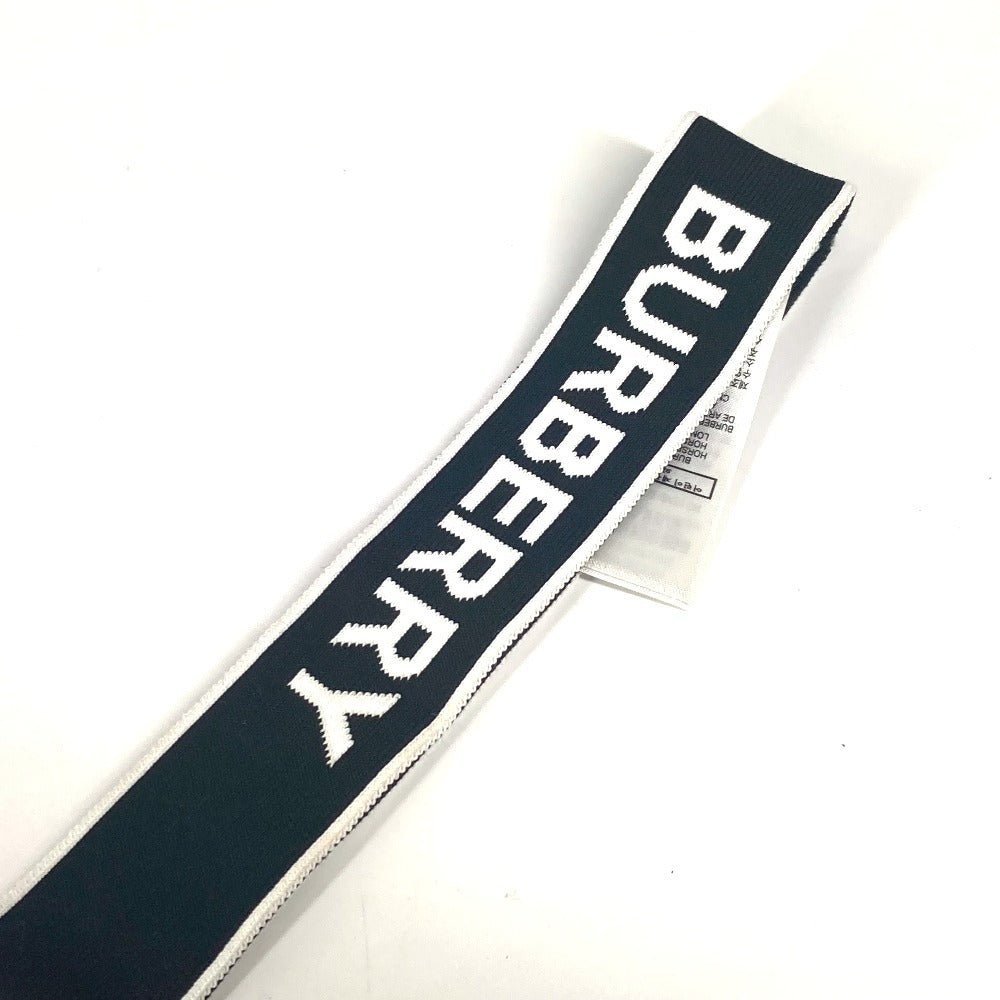 BURBERRY ロゴ ヘッドバンド アクセサリー ヘアバンド ナイロン レディース ブラック - brandshop-reference