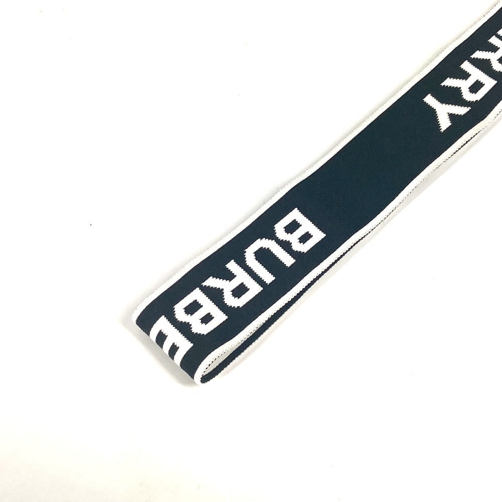 BURBERRY ロゴ ヘッドバンド アクセサリー ヘアバンド ナイロン レディース ブラック - brandshop-reference