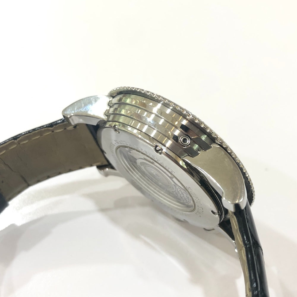 CORUM 983.201.20 クラシカルGMT 裏スケ 自動巻き 腕時計 SS メンズ シルバー