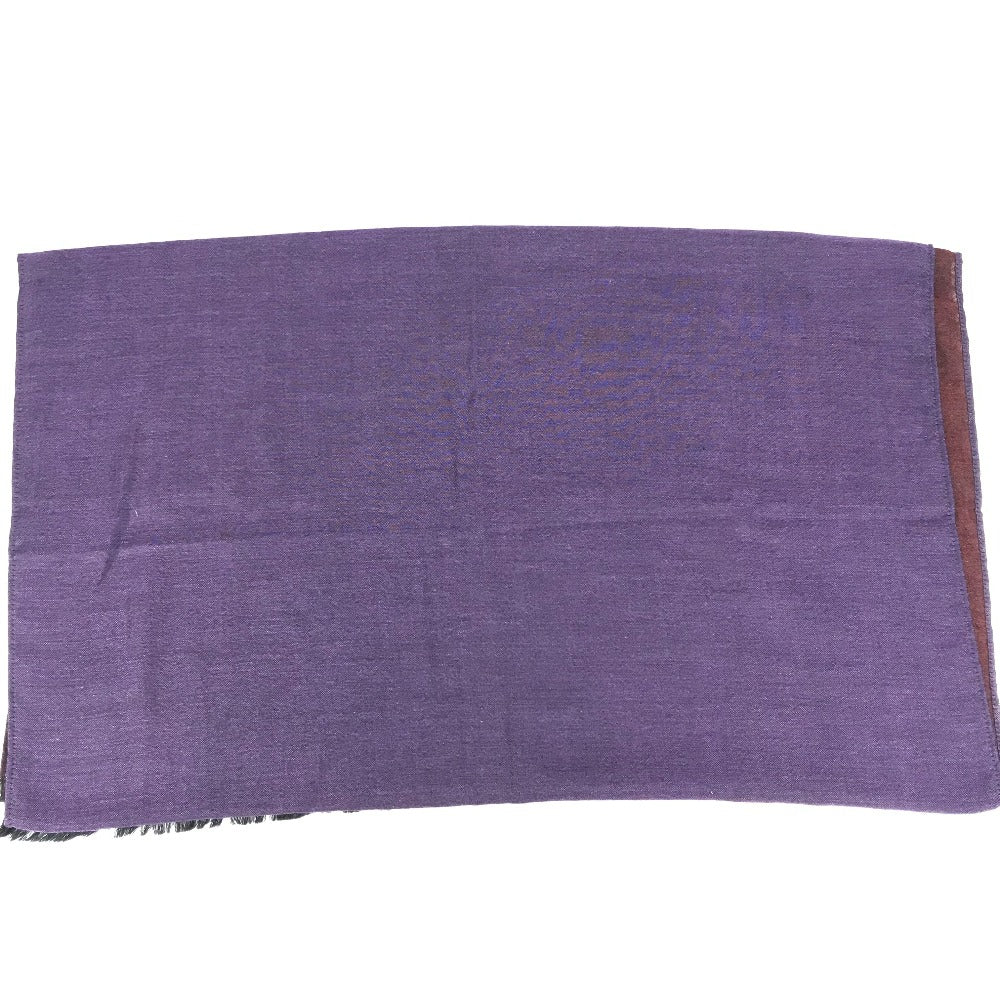 CORUM ロゴ マフラー ショール フリンジ ストール シルク ユニセックス ワインレッド - brandshop-reference