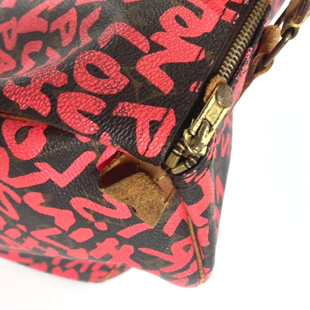 LOUIS VUITTON M93704 モノグラムグラフィティ スピーディ30 カバン ミニボストンバッグ ハンドバッグ モノグラムグラフィティキャンバス レディース フューシャ ピンク - brandshop-reference
