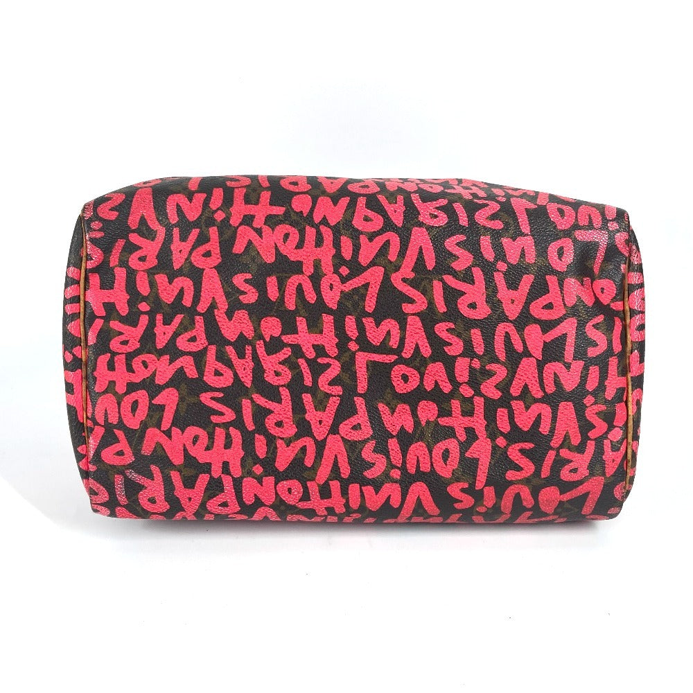 LOUIS VUITTON M93704 モノグラムグラフィティ スピーディ30 カバン ミニボストンバッグ ハンドバッグ モノグラムグラフィティキャンバス レディース フューシャ ピンク - brandshop-reference