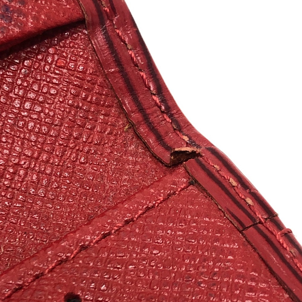LOUIS VUITTON M6358E オーガナイザー・ドゥ・ポッシュ 名刺入れ パスケース カードケース エピレザー レディース レッド