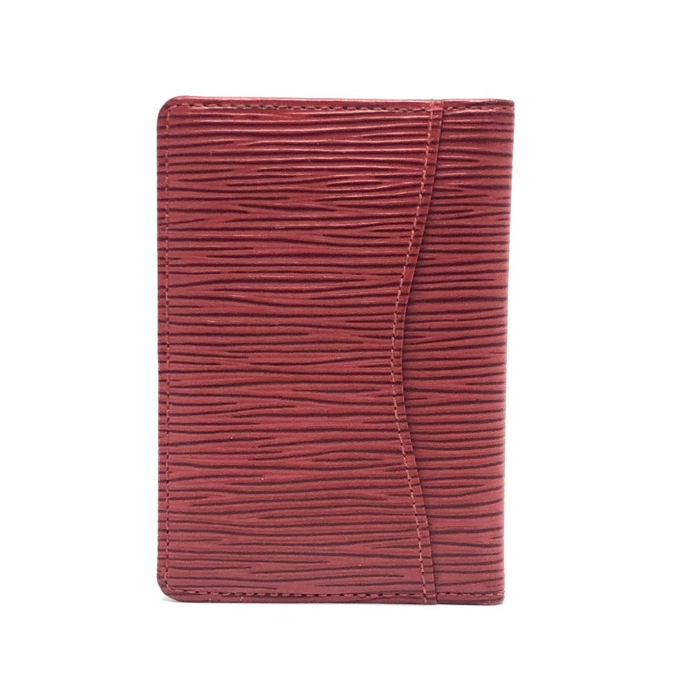 LOUIS VUITTON M6358E オーガナイザー・ドゥ・ポッシュ 名刺入れ パスケース カードケース エピレザー レディース レッド