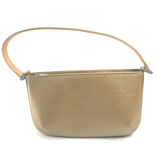 LOUIS VUITTON M55147 Monogram Matte Fowler One-Shoulder Bag in Monogram Matte Leather, Women's, Ambre Gold