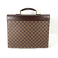 LOUIS VUITTON N53315 Damier Altona PM Handbag/Business Bag in Brown Damier Canvas for Men