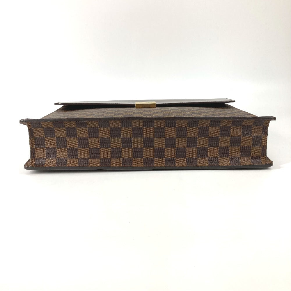 LOUIS VUITTON N53315 Damier Altona PM Handbag/Business Bag in Brown Damier Canvas for Men
