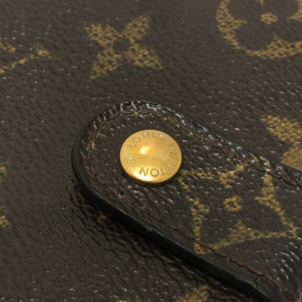 LOUIS VUITTON M61667 Compact zip BifoldCompact Wallet Folded wallet MonogramCanvas Brown Used