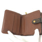 LOUIS VUITTON M61667 Compact zip BifoldCompact Wallet Folded wallet MonogramCanvas Brown Used