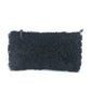 BALENCIAGA 347238 Logo Bag, Second Bag, Clutch Bag, Mouton, Women's, Black